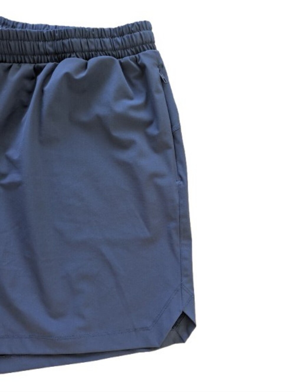 NWT Fabletics The One Women's Short Deep Navy Plus 2X 5" Inseam Zippers Summer - Picture 4 of 6